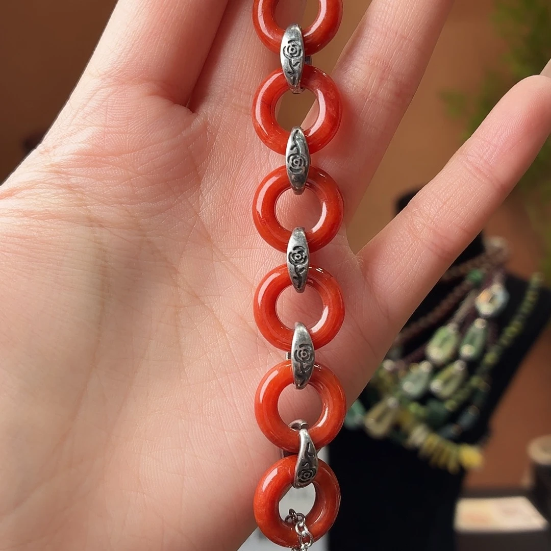 翡翠未镶嵌耳饰手串