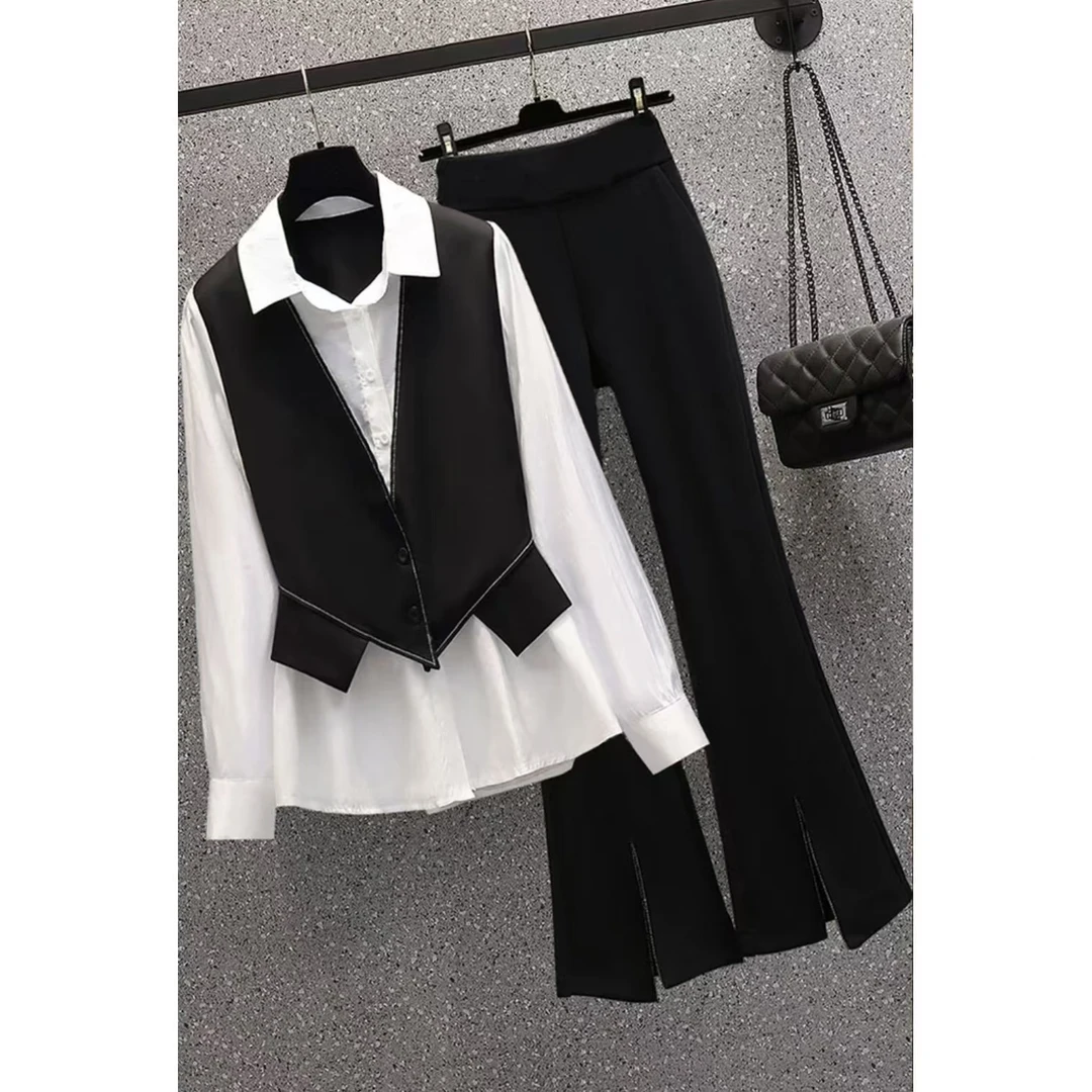 〈纪朵研〉1239女时尚气质空姐职业套装