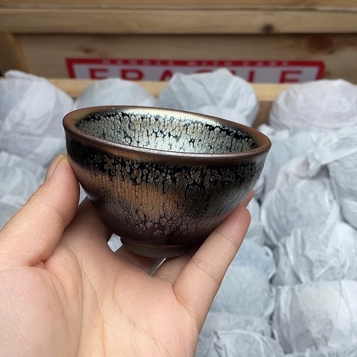 茶盏建窑建盏主人杯