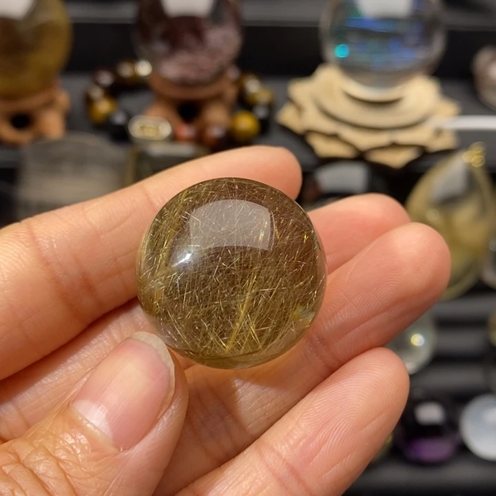 水晶金发晶球未镶嵌杨*