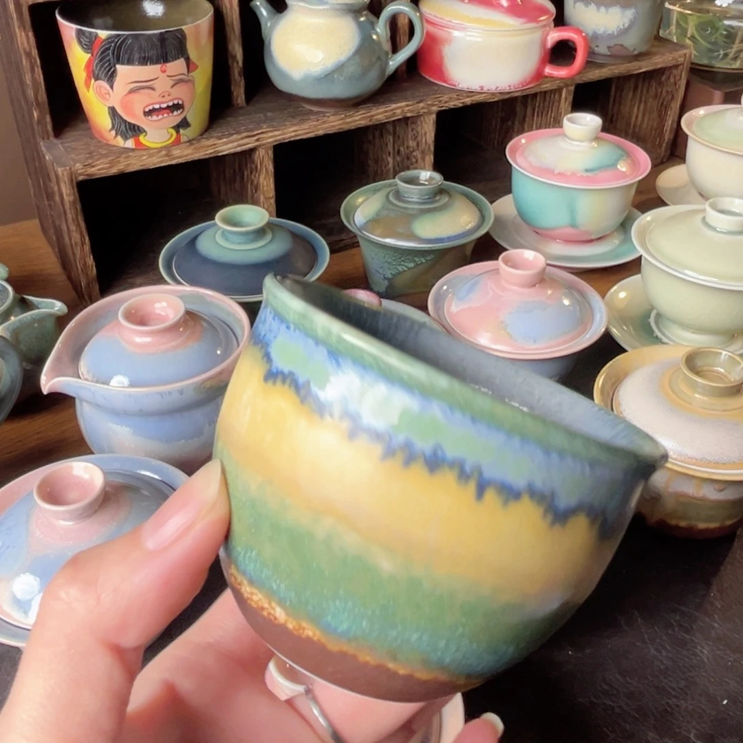 杯纯手工柴烧手作茶器