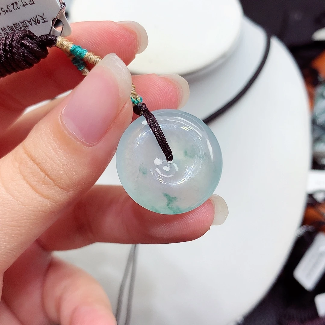 翡翠未镶嵌颈饰翡翠131，22.3/6