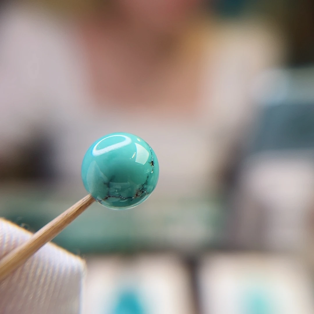 未镶嵌绿松石珠宝奇石9.8