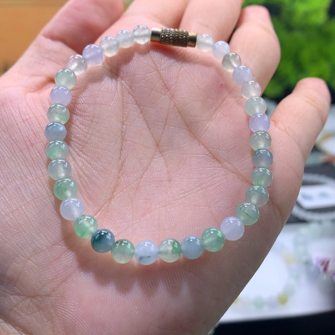 翡翠未镶嵌手链卡5