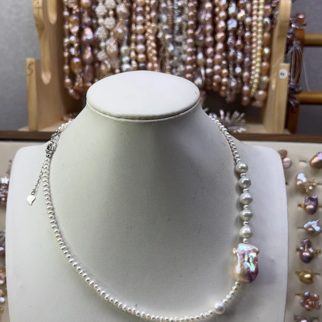 合金手链淡水珍珠