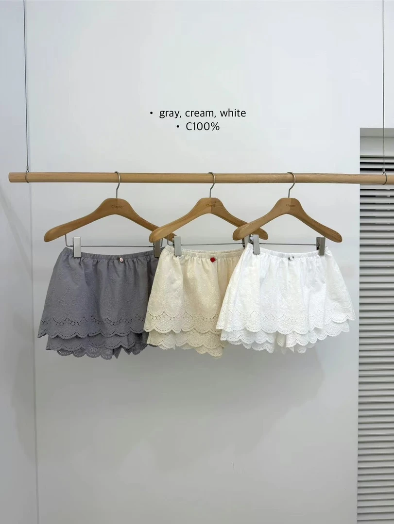 韩国东大门BY新品小玫瑰裙裤NO退NO换