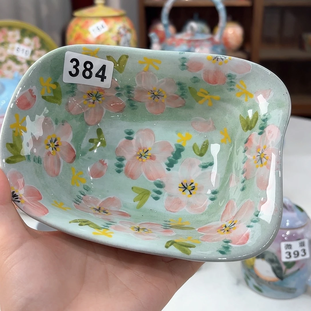 景德镇手绘高温釉下彩陶瓷茶具