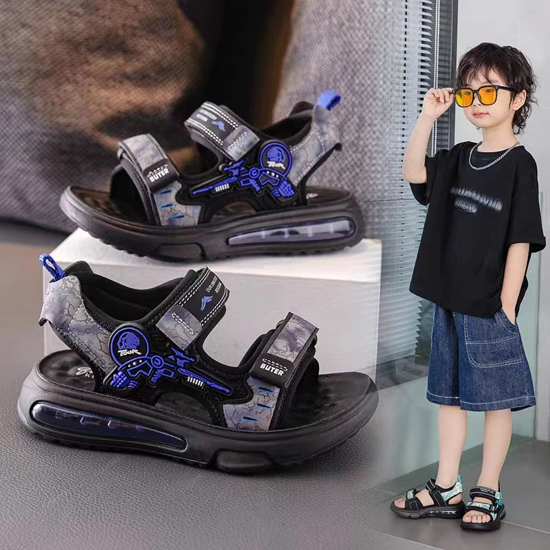 ABC童鞋男孩凉鞋2025新款夏季夏款男宝沙滩鞋小男孩帅气男童鞋子