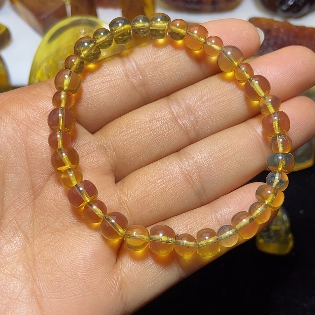 琥珀未镶嵌颈饰缅甸天然琥珀吊坠