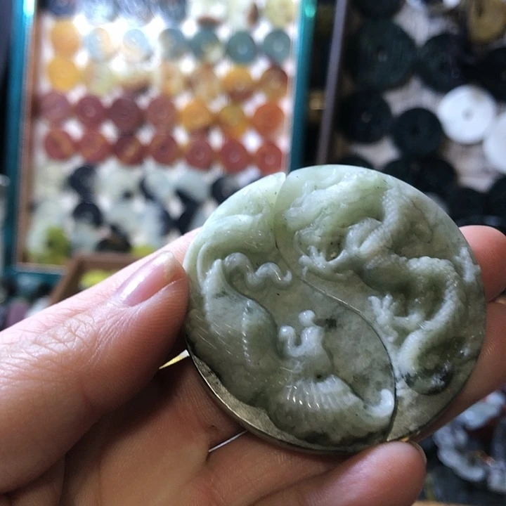 岫玉岫玉挂件未镶嵌