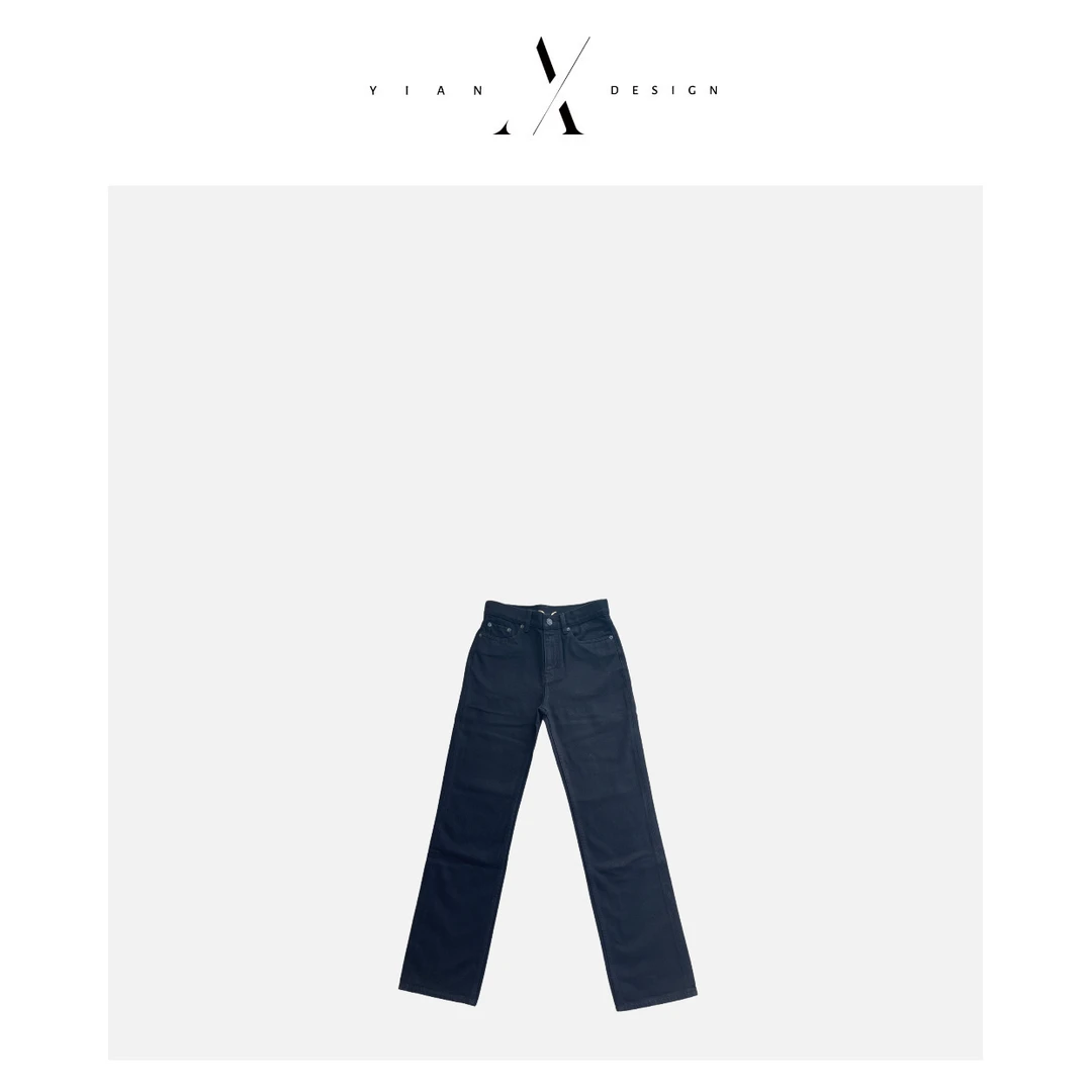 【 老刘推荐 】“年度黑马”显瘦百搭直筒树林系中高腰无弹牛仔裤