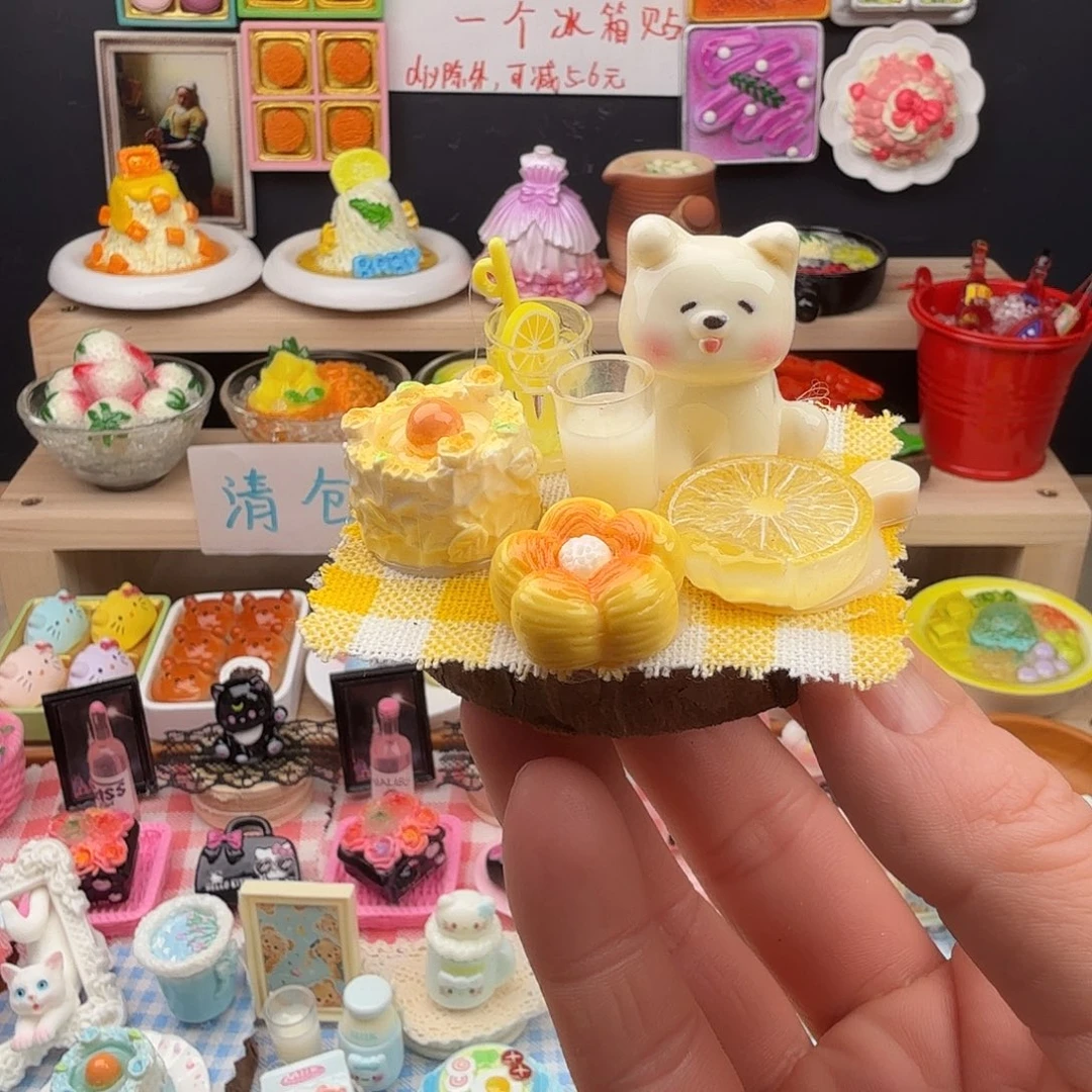 树脂食玩冰箱贴 凭开箱视频售后