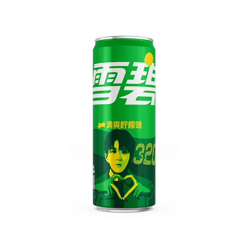 雪碧明星罐330ml*1罐（罐面随机）