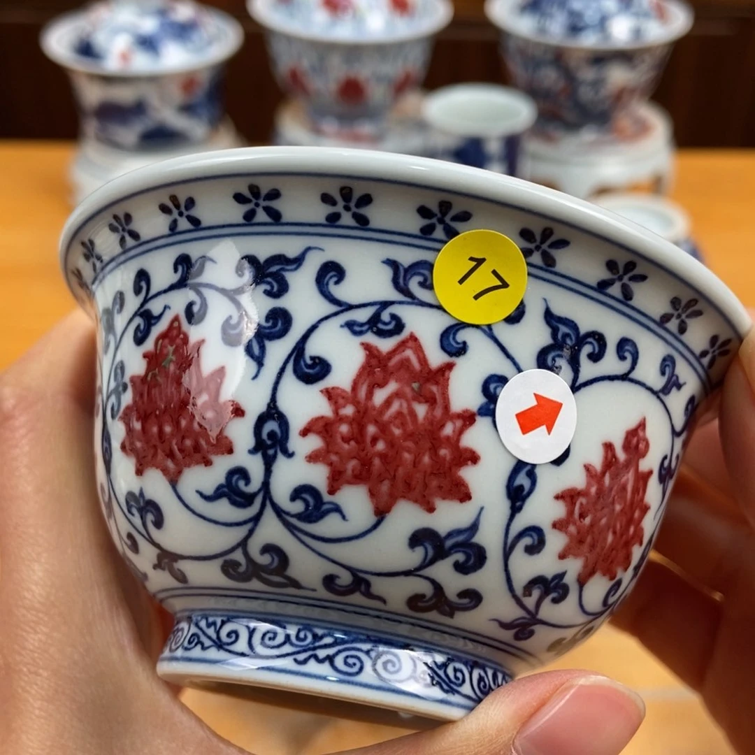手绘现代茶具非古董