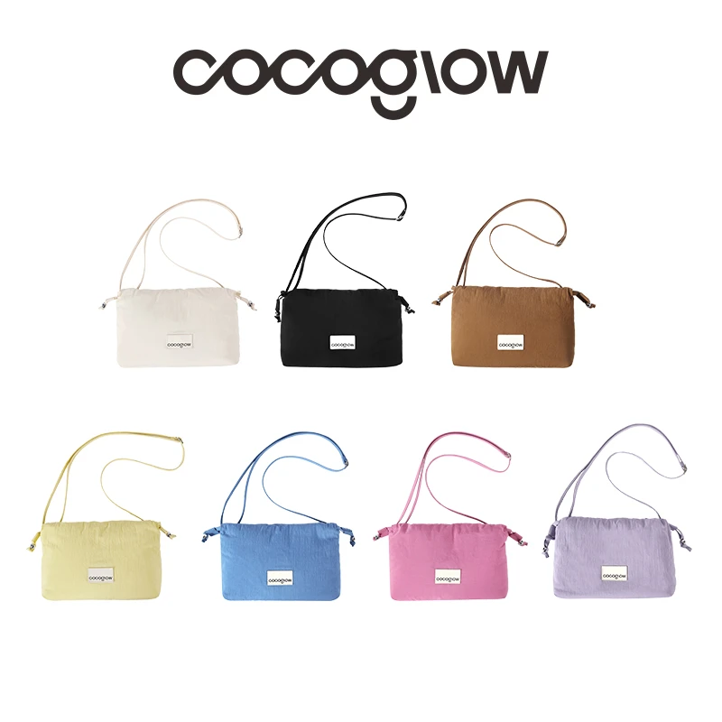 cocoglow小号小笼包全系列 抽绳充棉斜挎包手提包秋冬小众云朵包