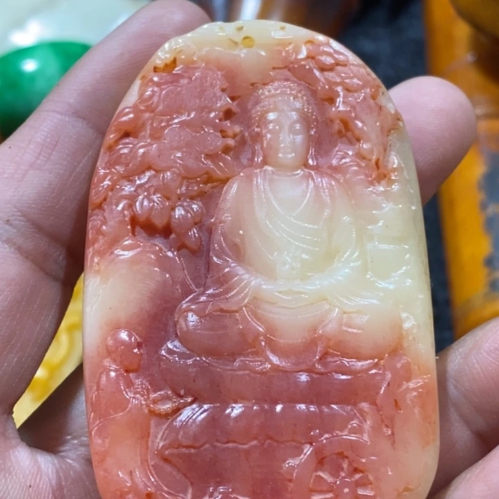 滴血莲花菩提吊坠