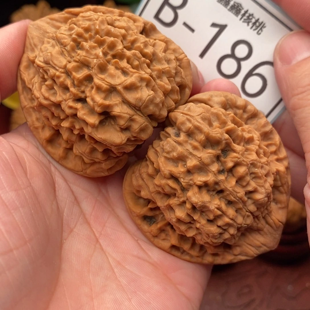 文玩核桃把件官帽47