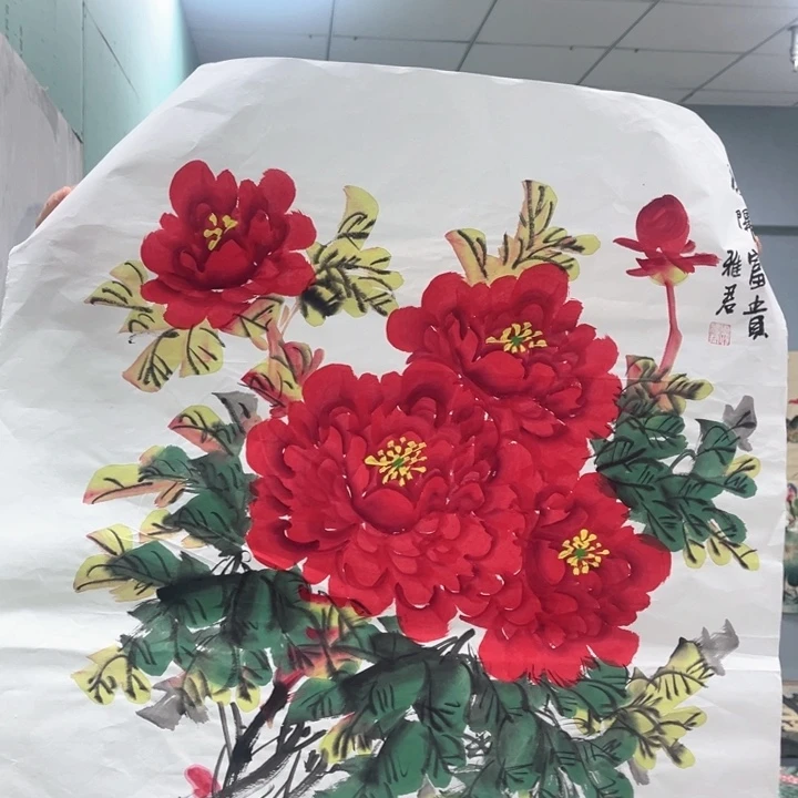 国画我的心好痛啊我的心真的好痛啊好