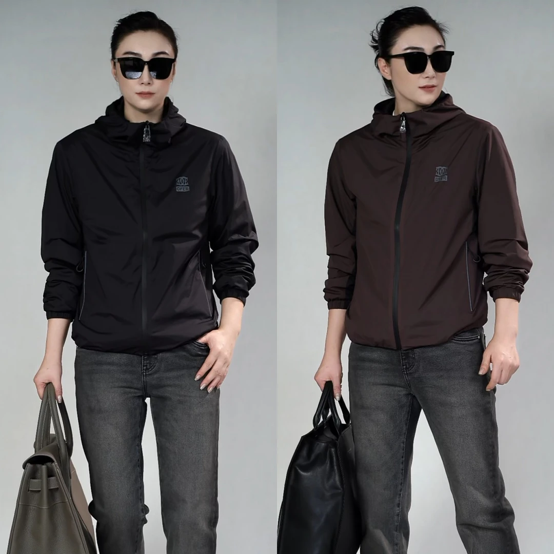 迪卡里奥费雷男士户外夹克53JK507秋季时尚户外连帽休闲夹克