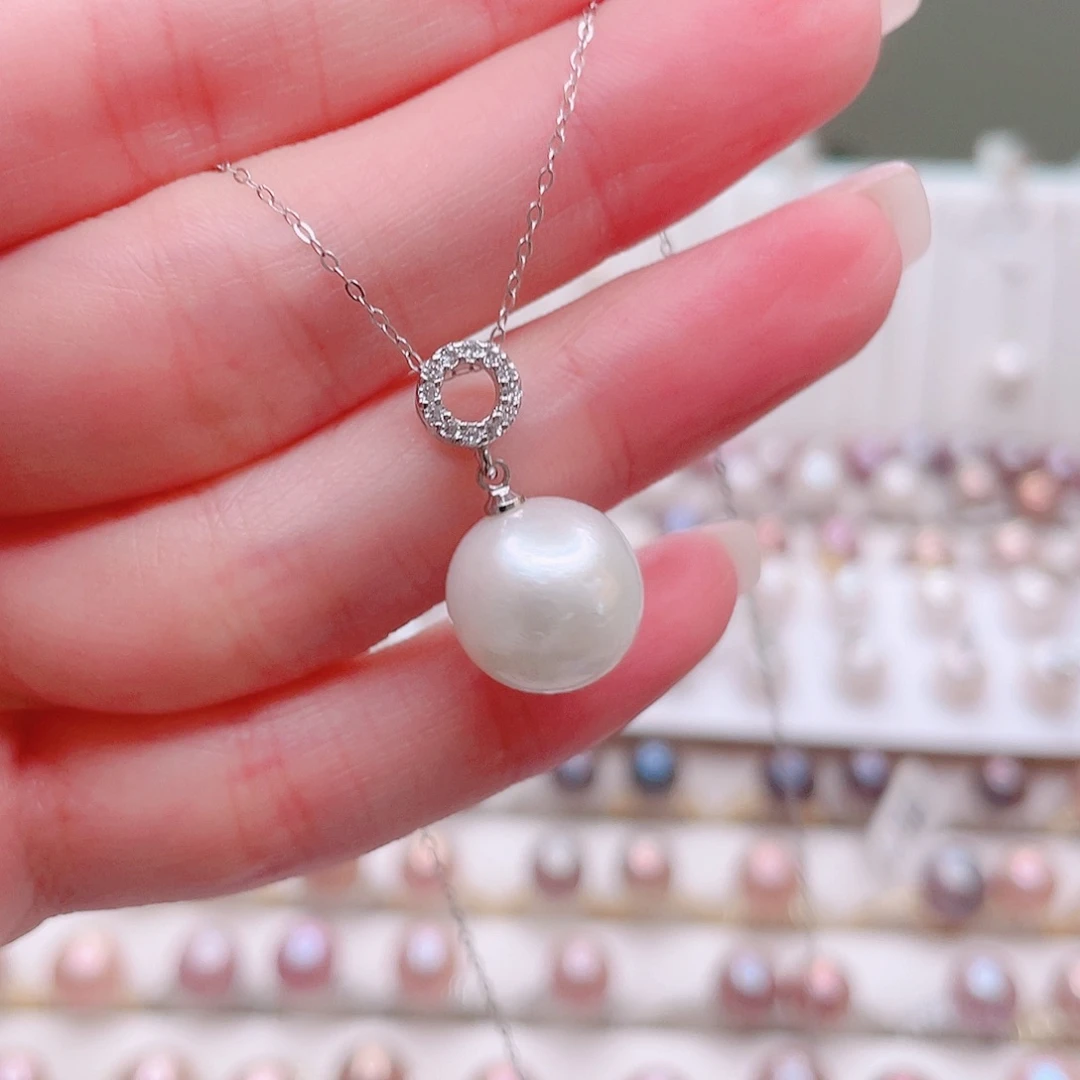合金吊坠(赠链)淡水珍珠