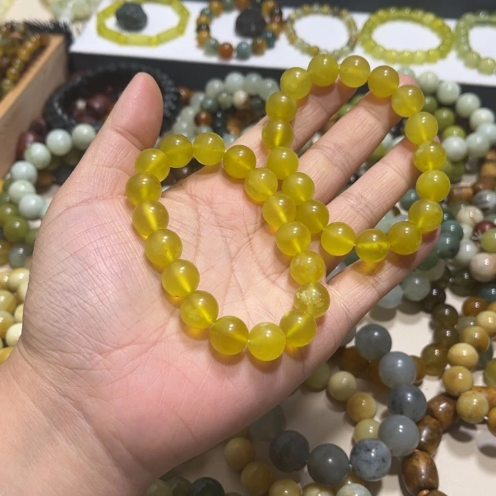 和田玉未镶嵌手链卡12
