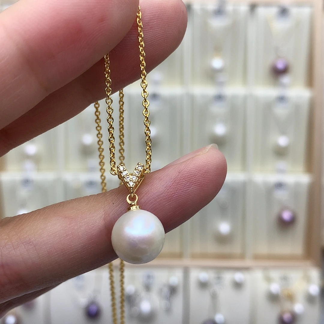 未镶嵌吊坠(赠链)淡水珍珠