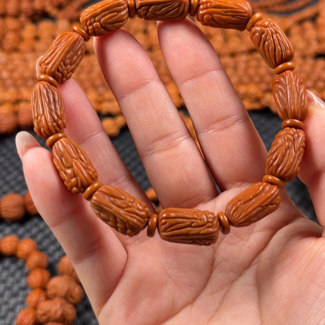 桃核手串Y16链接手串