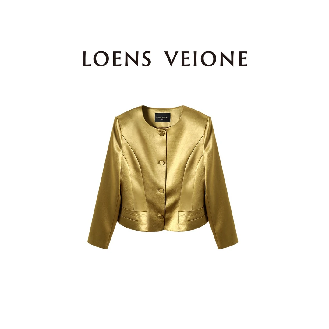 LOENS VEIONE/罗拉【鲲之梦境】秋季新款时尚短外套25CVCB0146N