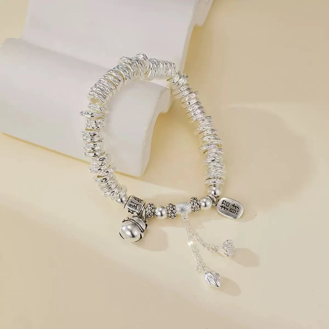 手链 097做旧招财猫 好运连连盘缠手链