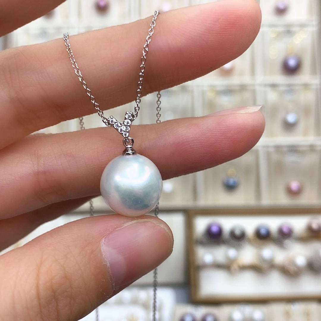 淡水珍珠颈饰合金