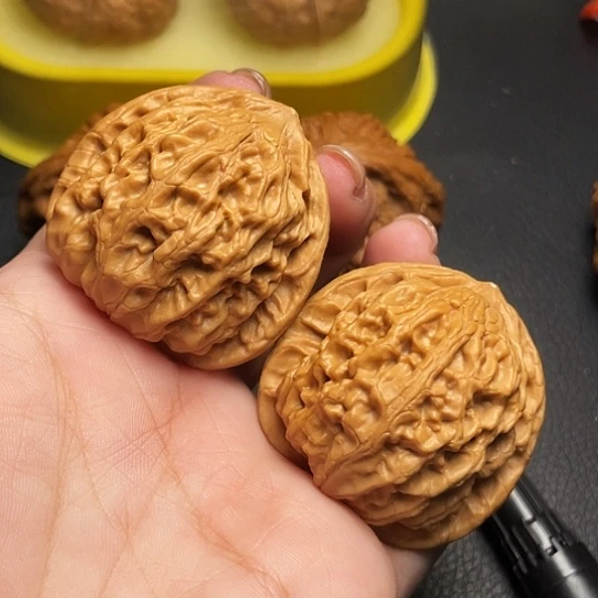 文玩核桃玄武一对