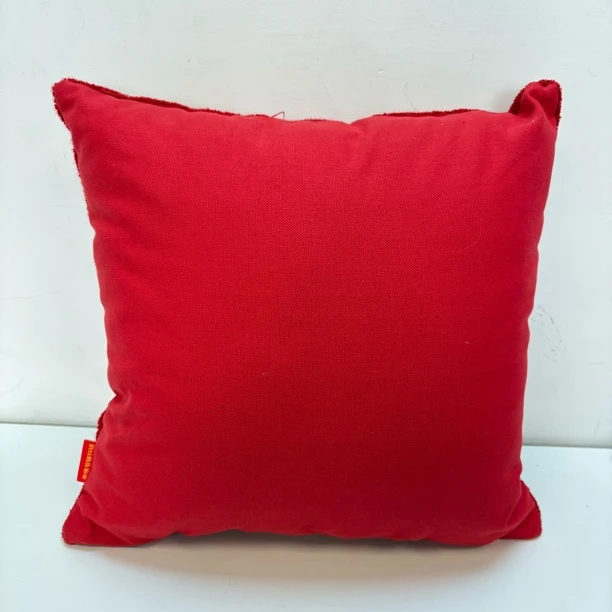 35026 方兔毛巾绣抱枕。填充丝绵 尺寸 45*45cm