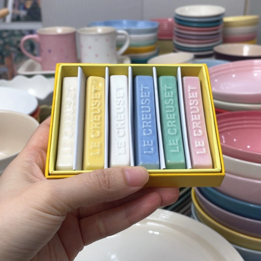 瓷片微瑕6色筷子拖