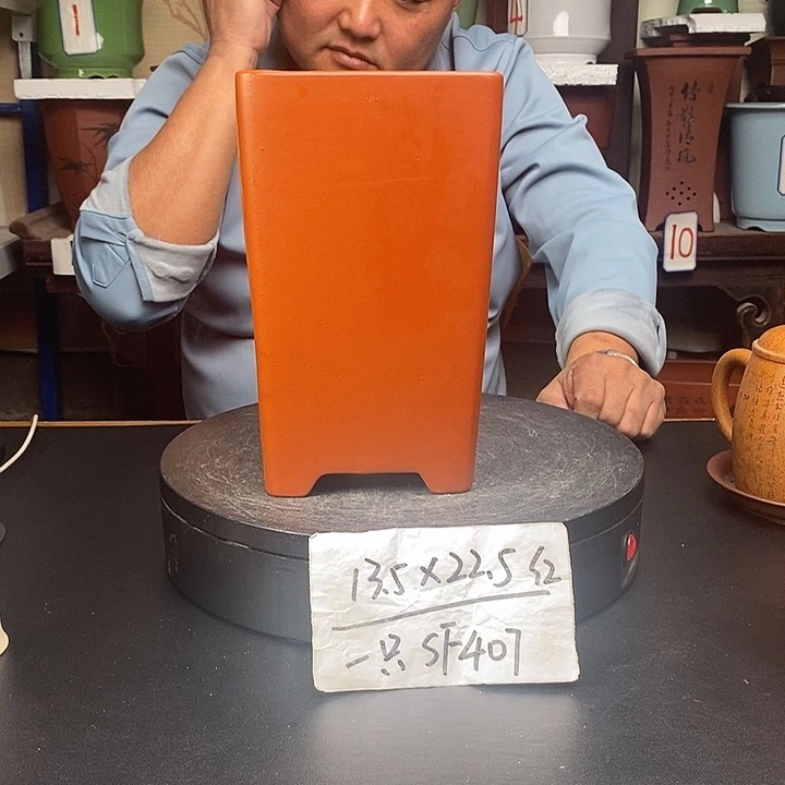 紫砂花盆货号一只SF407