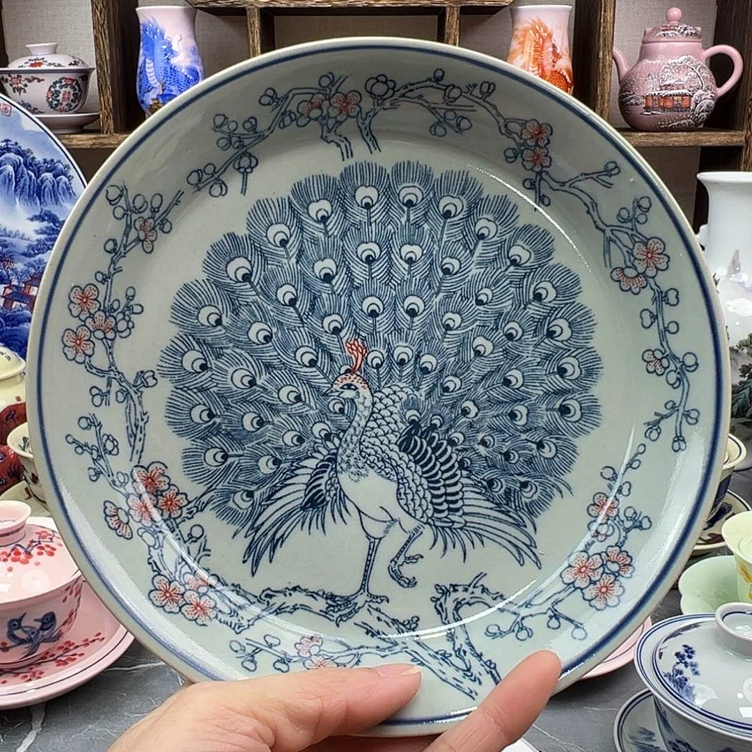 陶瓷盘景德镇陶瓷567老厂瓷76