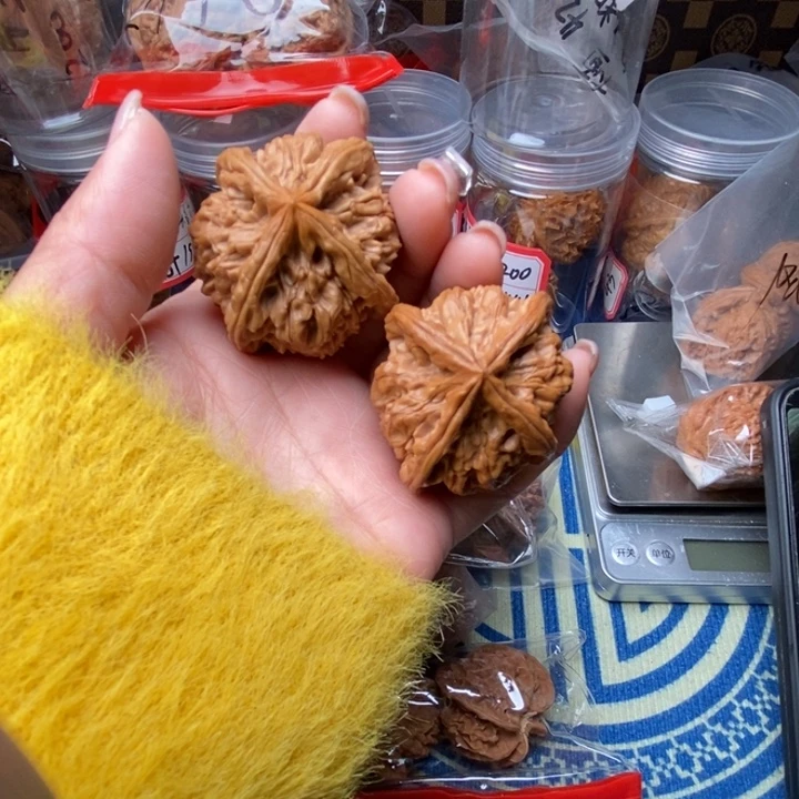 桃核吊坠玉玺四棱48×44