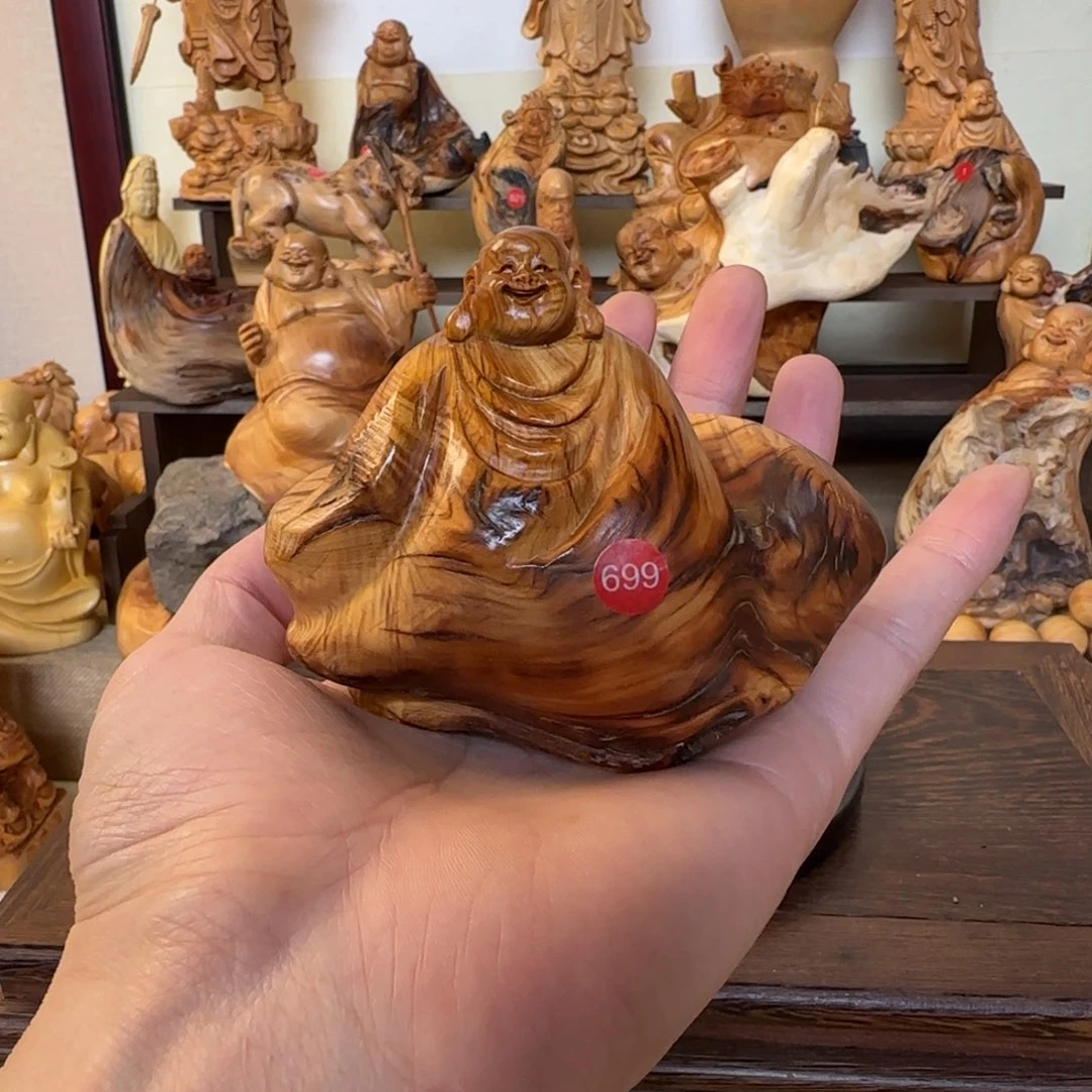 崖柏小木匠艺雕一物一拍