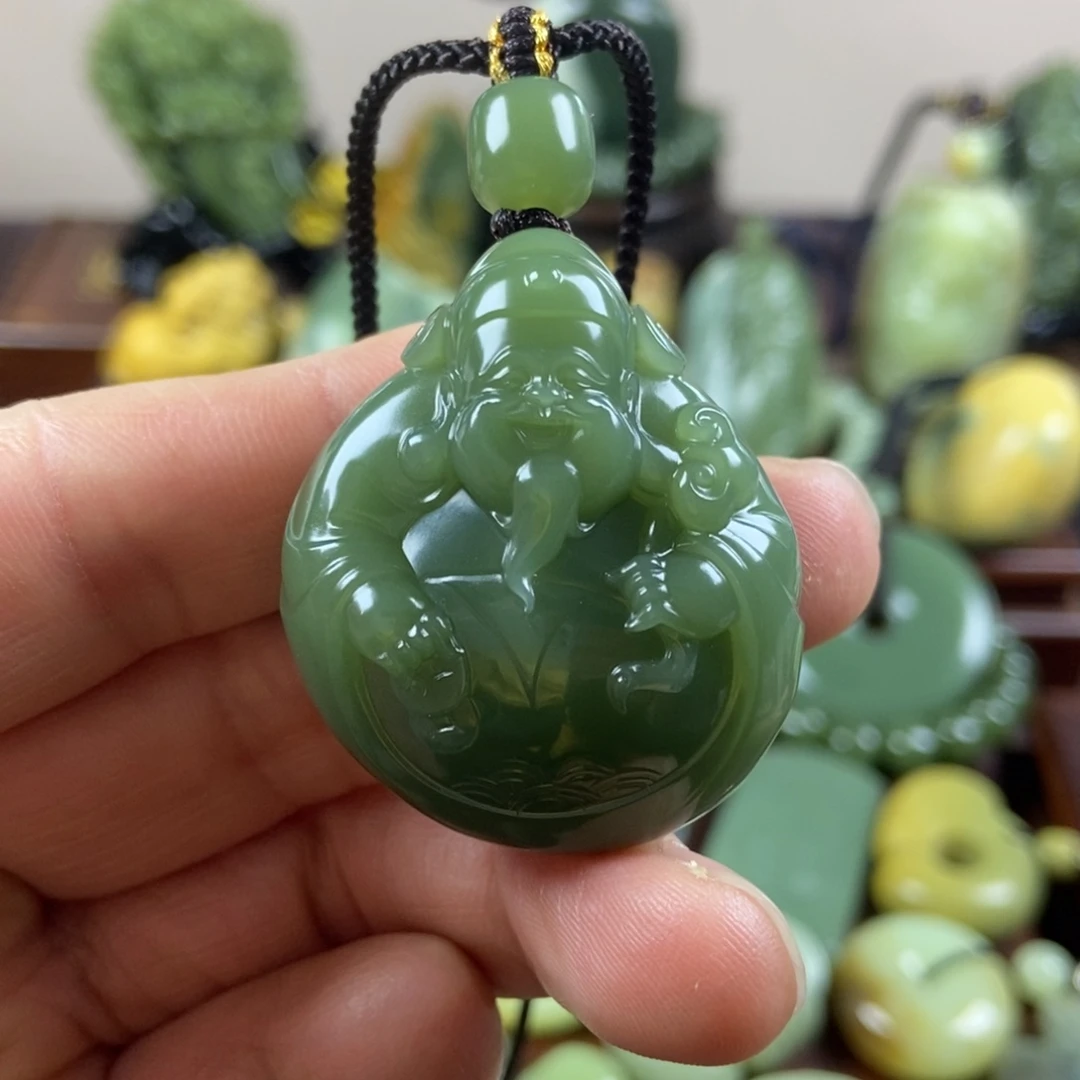 岫岩河磨玉（透闪石质玉）未镶嵌珠宝奇石