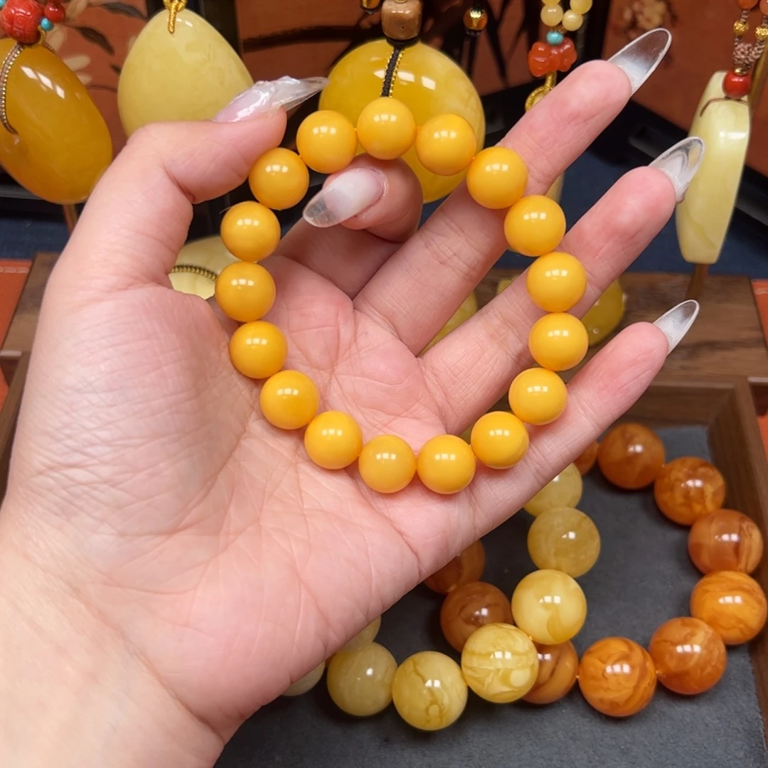 蜜蜡未镶嵌吊坠(赠链)