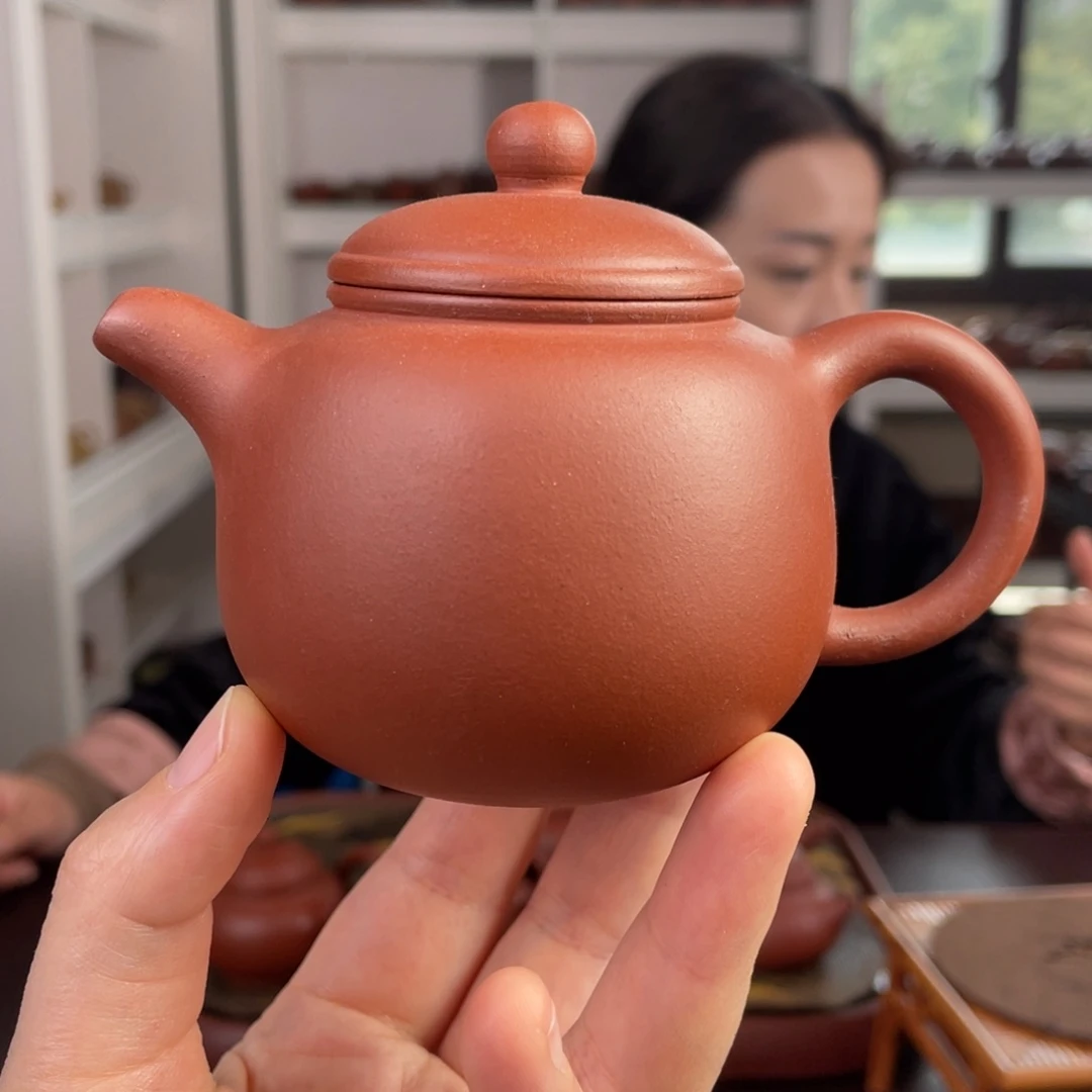 紫砂茶壶红清水袍尊180cc