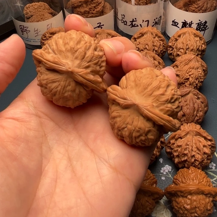 吊坠文玩核桃40石门元宝全品