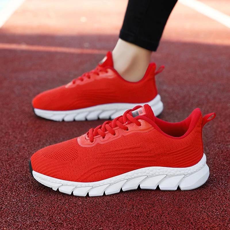 PTRICH款女鞋网面透气休闲运动鞋轻便软底建身跳舞明星同款运动鞋