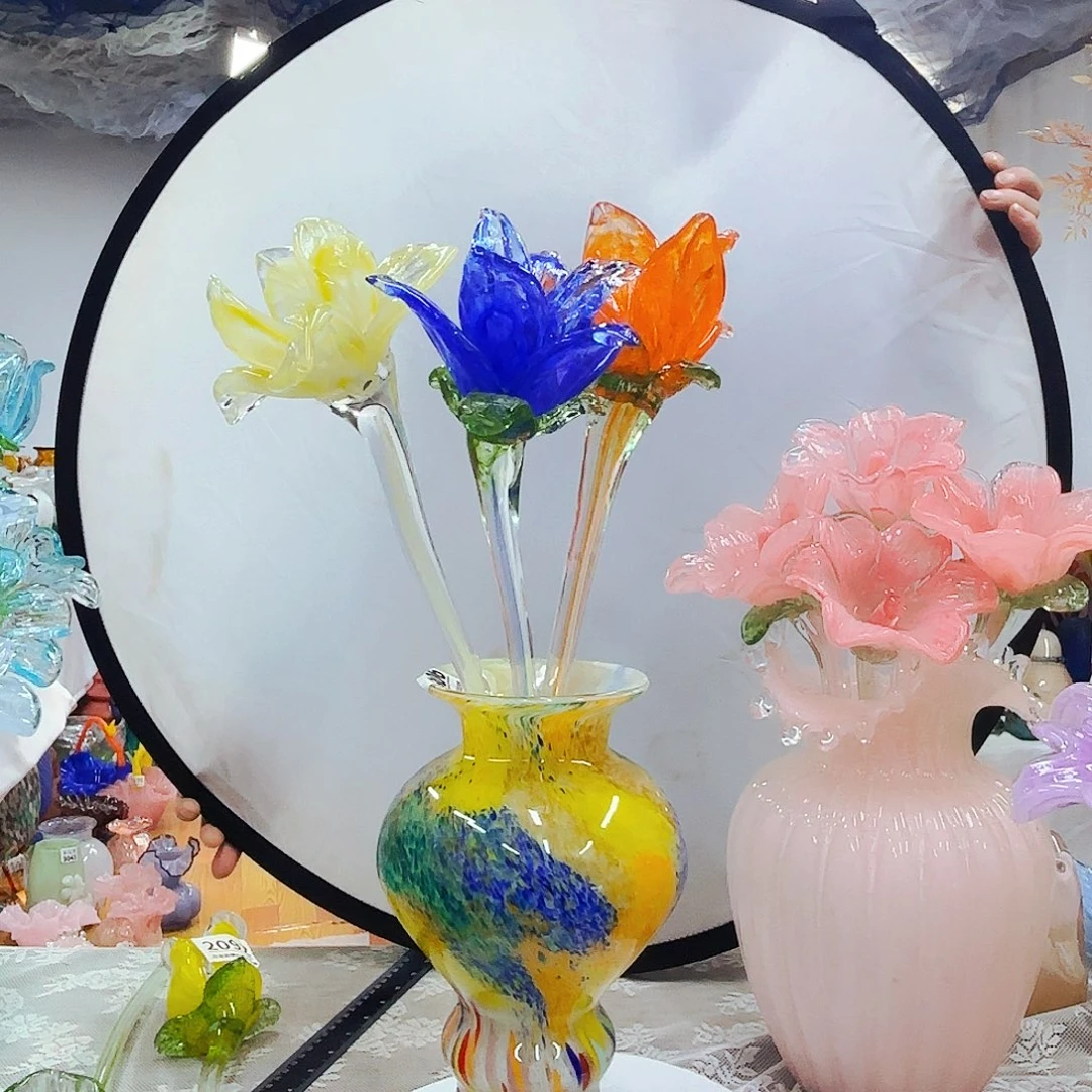 琉璃花瓶花器艺术瓶