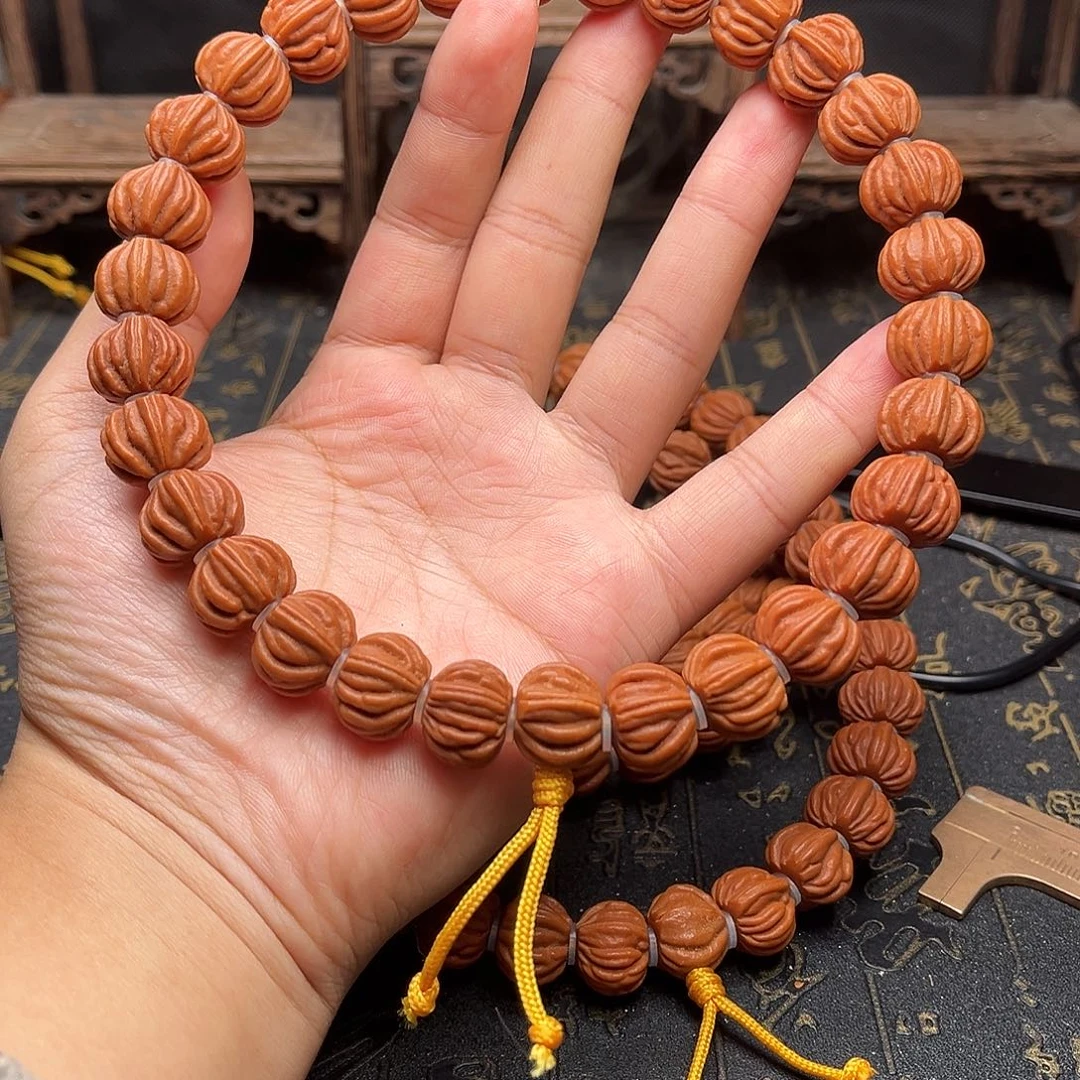 桃核吊坠佛手手持