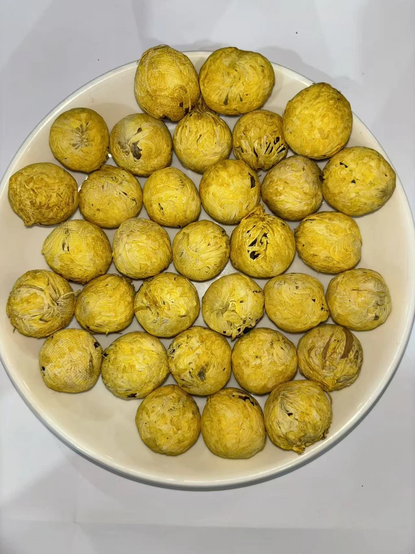 帝王菊白茶龙珠+小叶收茶+白莺山古树白茶+丽江帝王菊