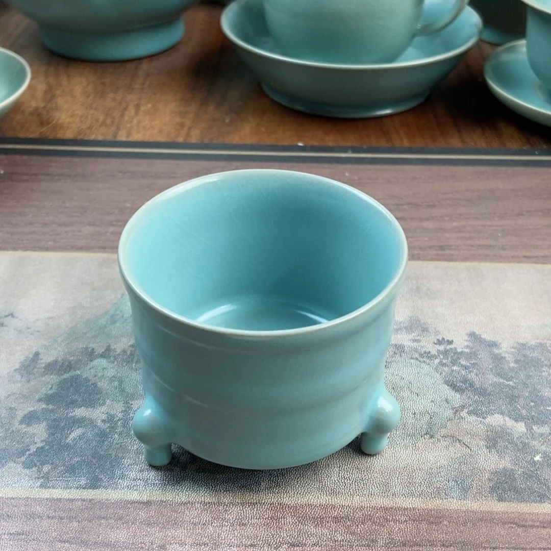 摆件瓷原产地原矿汝瓷～茶器