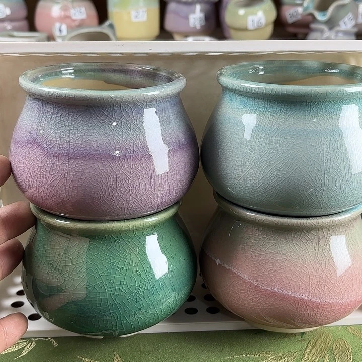 红陶量货/口高深浅搭配发4