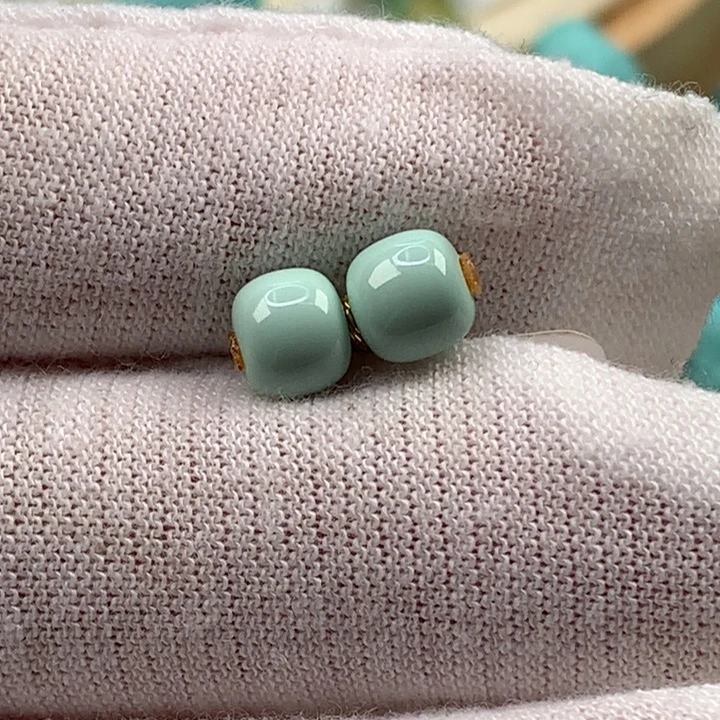 绿松石未镶嵌珠宝奇石6mm