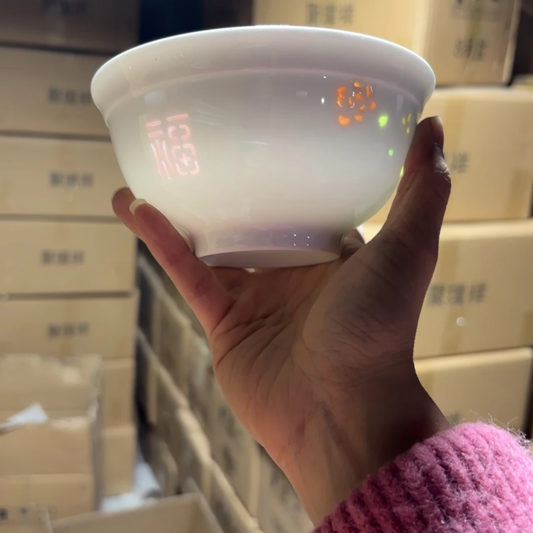 玉瓷景德镇陶瓷两只微瑕