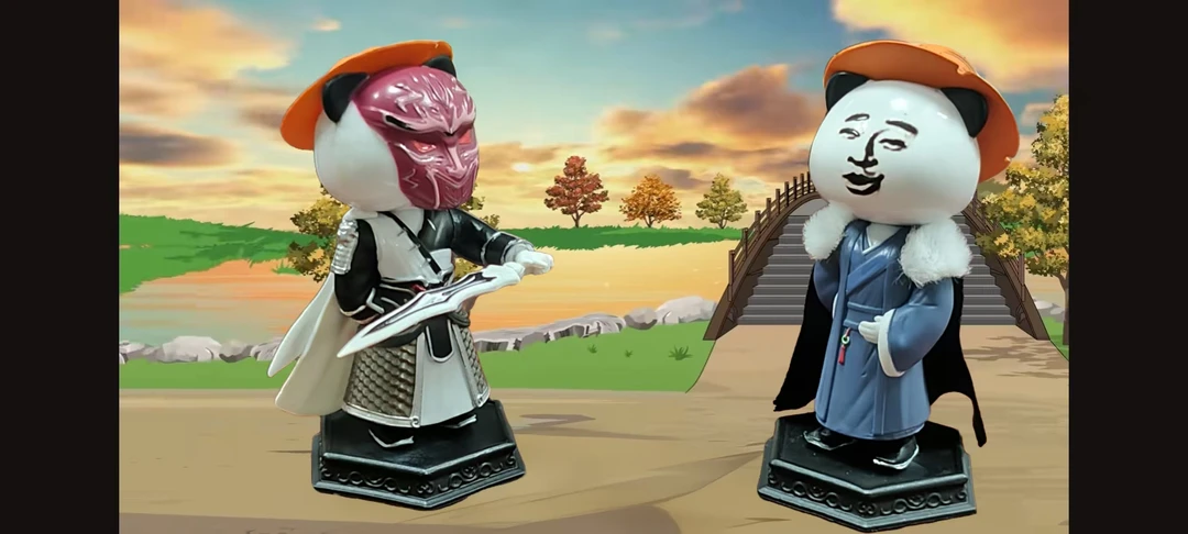 一品布衣正版虾仁手办我在大明那些年丧将军虾仁1比1还原手办